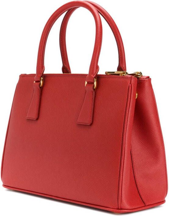 Prada mini Galleria tote Rood