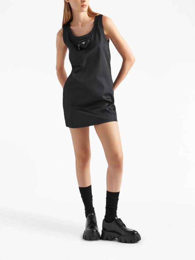 Prada Mini-jurk met buidel Zwart