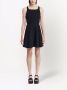 Prada Mini-jurk met open rug Zwart - Thumbnail 2