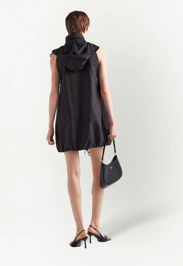 Prada Mini-jurk met rits Zwart