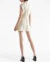 Prada Mini-jurk met veiligheidsspeld Wit - Thumbnail 3