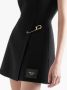 Prada Mini-jurk met veiligheidsspeld Zwart - Thumbnail 5