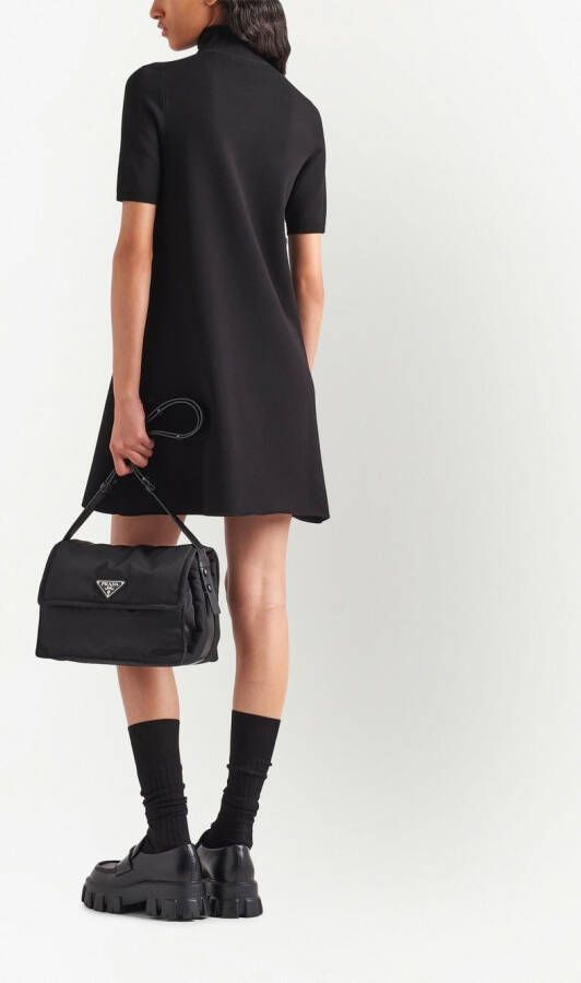 Prada Mini-jurk met col Zwart