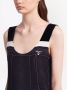Prada Mouwloze midi-jurk Zwart - Thumbnail 5