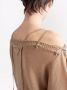 Prada Off-shoulder trui Beige - Thumbnail 5