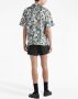 Prada Zijden twill overhemd met geometrische print Beige - Thumbnail 3