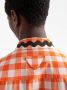 Prada Overhemd met gingham ruit Oranje - Thumbnail 5