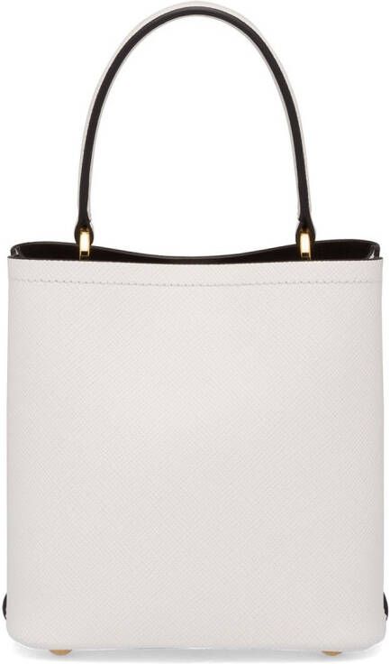 Prada Panier kleine draagtas Wit