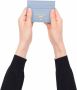 Prada Pasjeshouder met logo Blauw - Thumbnail 4