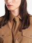 Prada Popeline blouse Bruin - Thumbnail 4