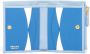 Prada Portemonnee met logo Blauw - Thumbnail 3