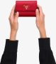 Prada Portemonnee met logo Rood - Thumbnail 4