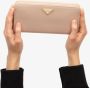 Prada Portemonnee met logo Roze - Thumbnail 4