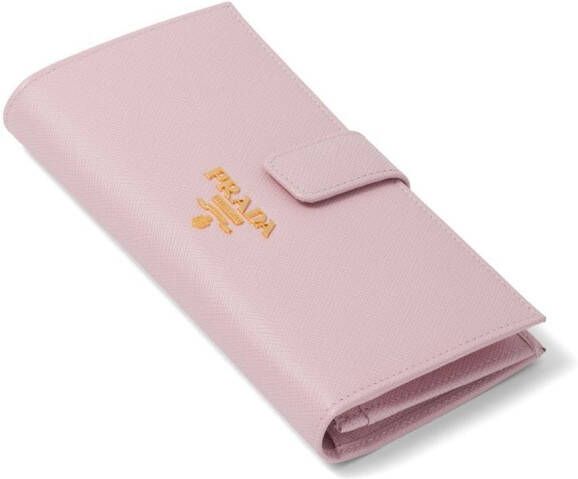 Prada Portemonnee met logo Roze