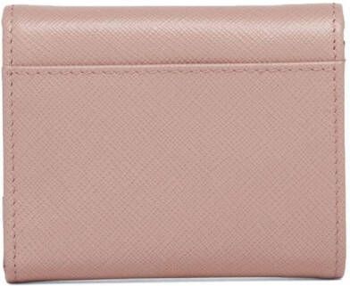 Prada Portemonnee met logoplakkaat Roze