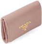 Prada Portemonnee met logoplakkaat Roze - Thumbnail 4