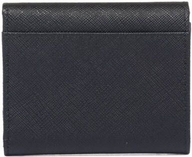 Prada Portemonnee met logoplakkaat Zwart
