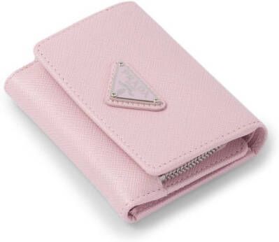 Prada Portemonnee van saffiano leer Roze