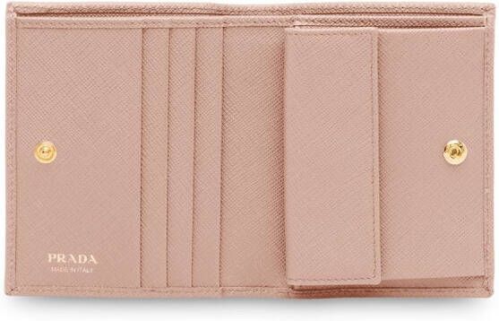 Prada Portemonnee van saffiano leer Roze