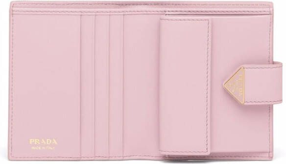 Prada Portemonnee van saffiano leer Roze
