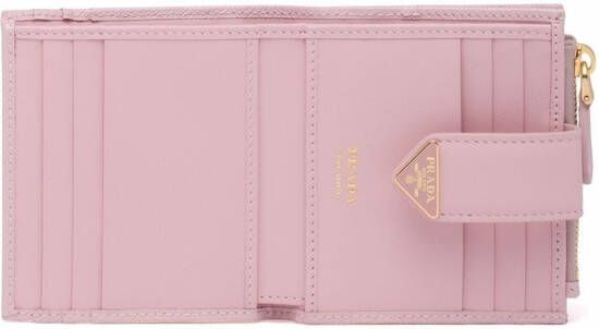 Prada Portemonnee van saffiano leer Roze