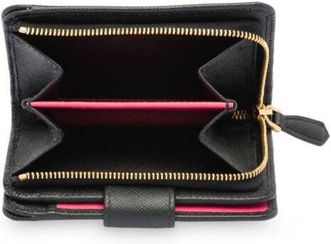 Prada Portemonnee van Saffiano leer Zwart