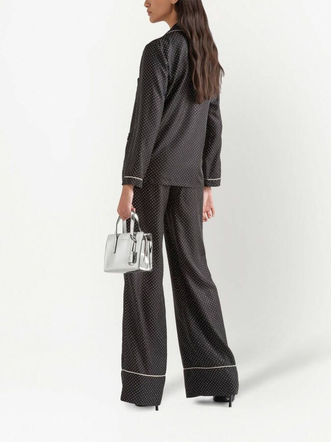 Prada Pyjama met borduurwerk Zwart