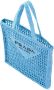 Prada Raffia shopper Blauw - Thumbnail 4
