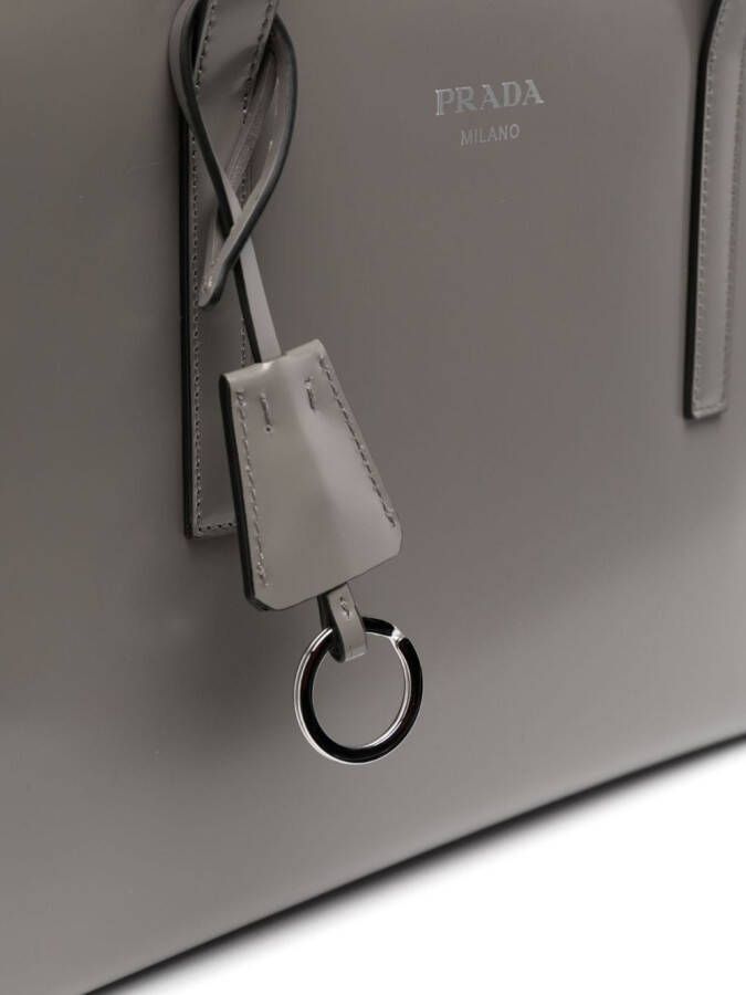 Prada Re-Edition 1995 leren handtas Grijs