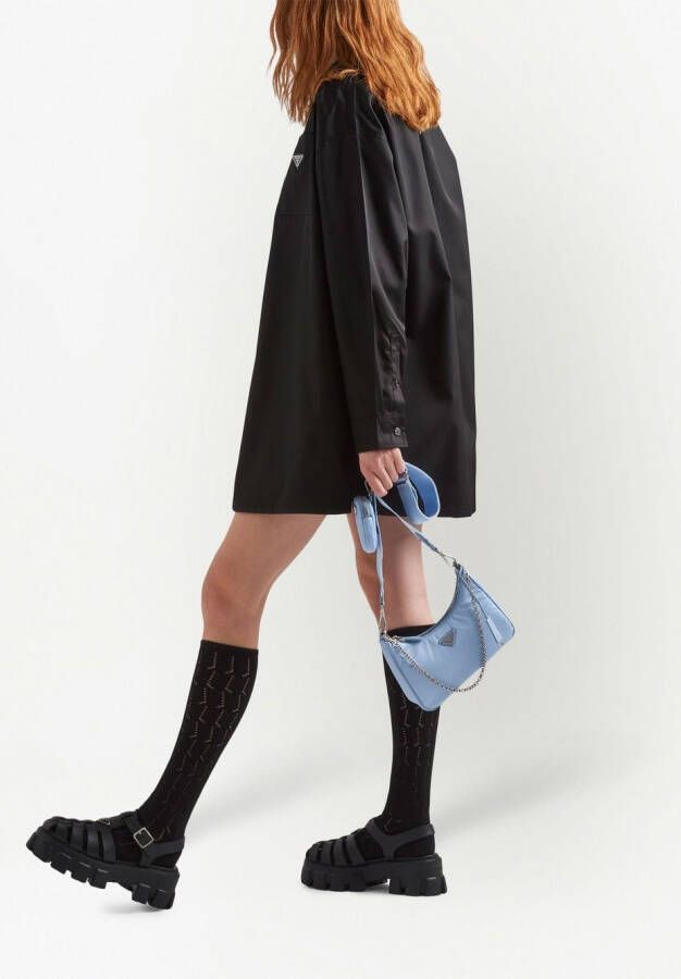 Prada Re-Edition 2005 Re-Nylon tas Blauw