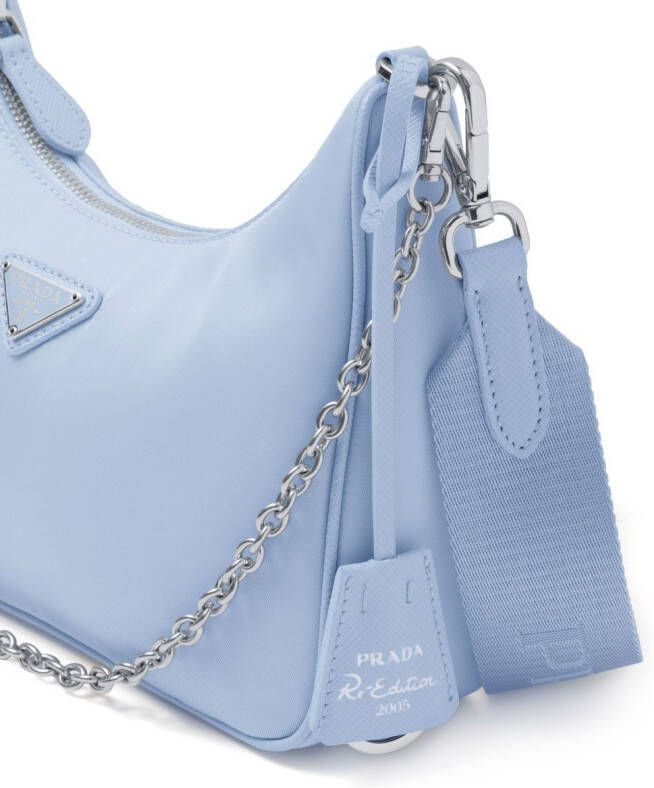 Prada Re-Edition 2005 Re-Nylon tas Blauw