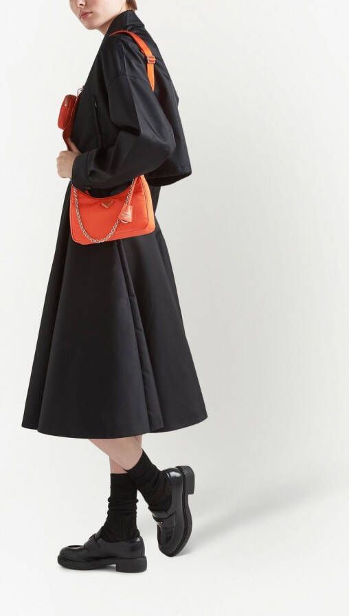 Prada Re-Edition 2005 schoudertas Oranje