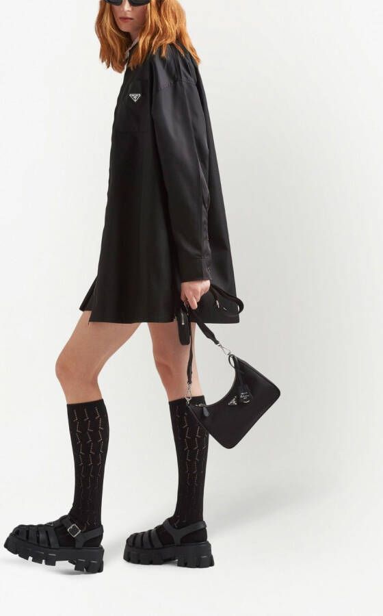 Prada Re-Edition 2005 schoudertas Zwart