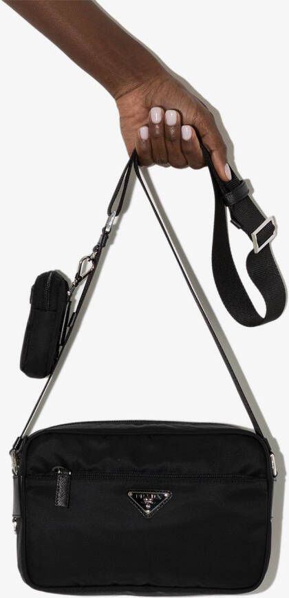 Prada Re-Nylon crossbodytas Zwart
