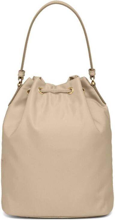 Prada Re-Nylon Duet bucket-tas Beige