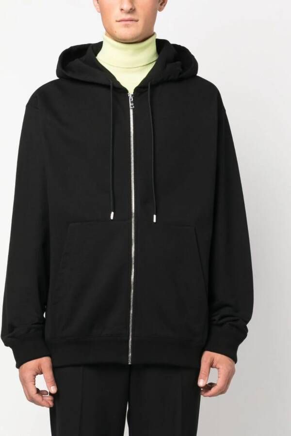 Prada Hoodie met logoprint Zwart