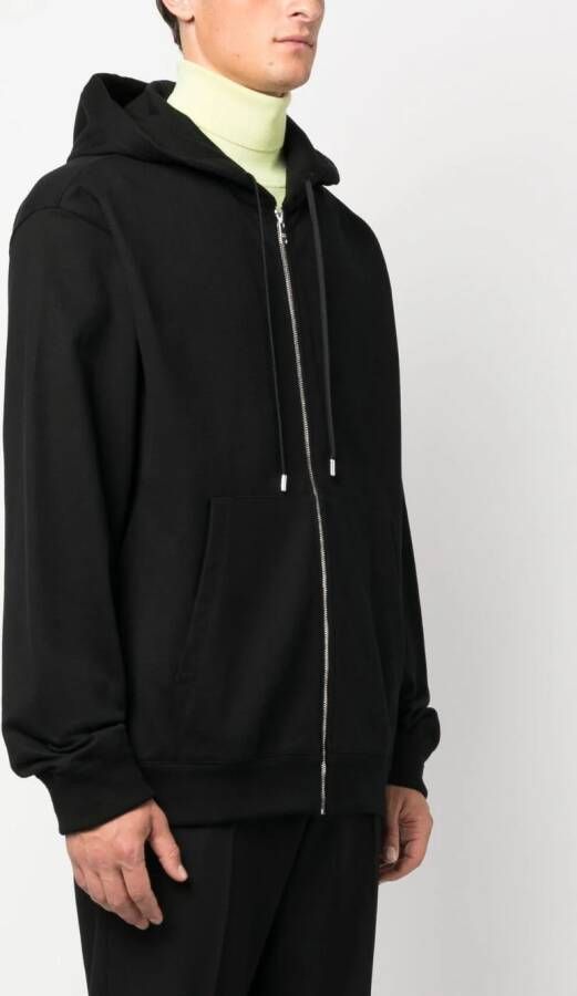 Prada Hoodie met logoprint Zwart