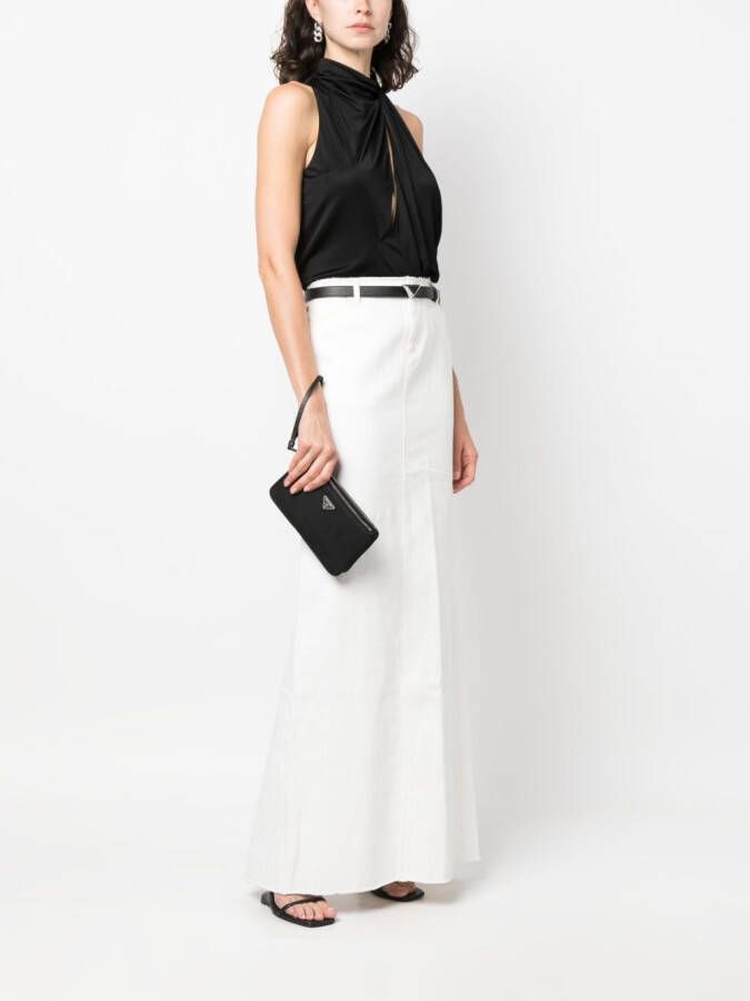 Prada Re-Nylon clutch Zwart