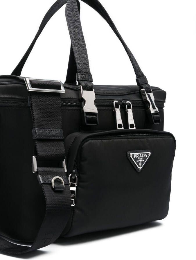Prada Re-Nylon picknick tas Zwart