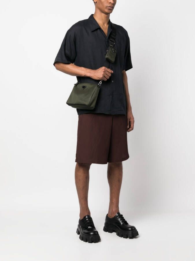 Prada Re-Nylon schoudertas Groen