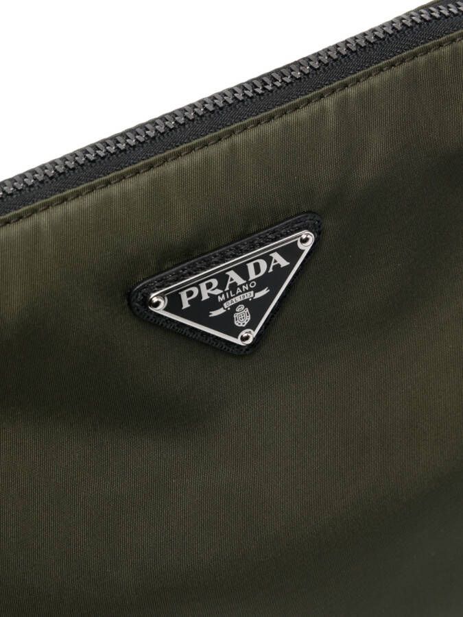Prada Re-Nylon schoudertas Groen