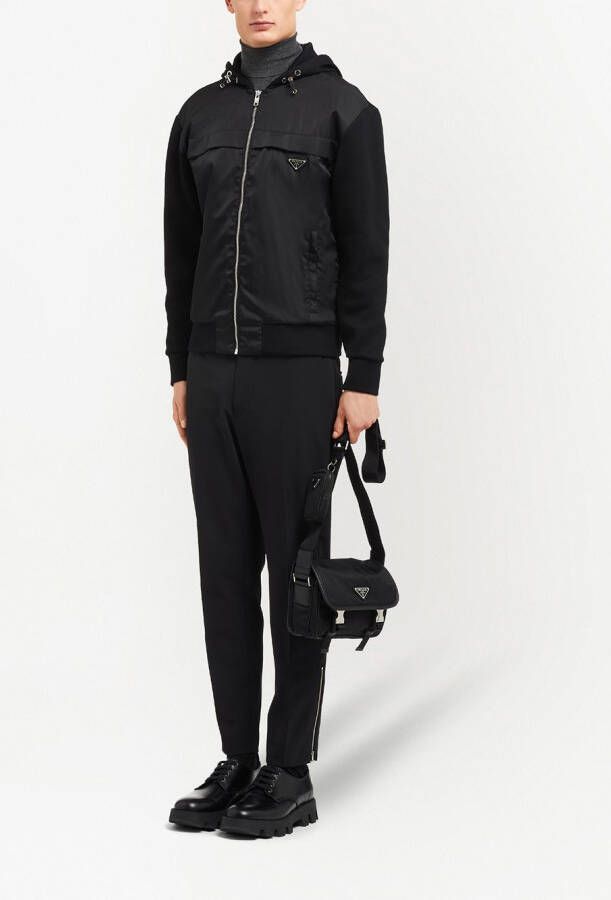 Prada Re-Nylon schoudertas Zwart