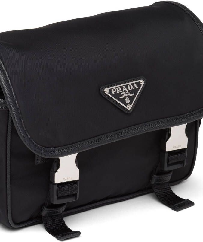 Prada Re-Nylon schoudertas Zwart