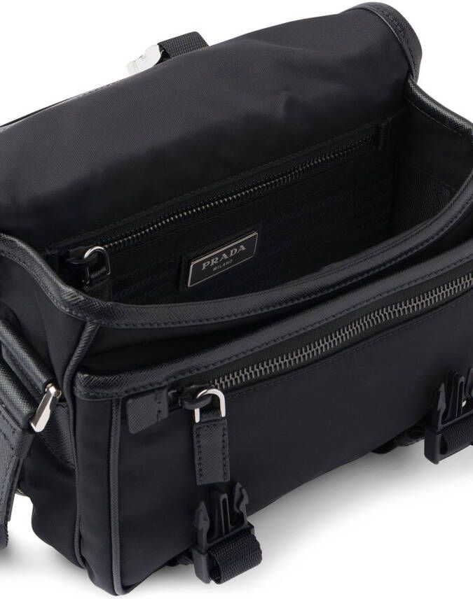 Prada Re-Nylon schoudertas Zwart