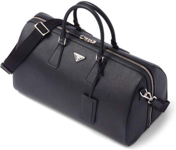 Prada Reistas van saffiano leer Zwart