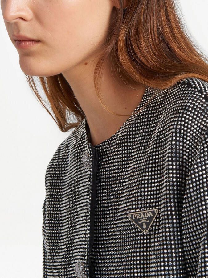 Prada Jack van mesh Zwart