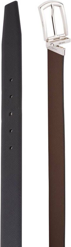 Prada Riem van saffiano leer Zwart