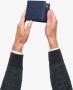 Prada saffiano portemonnee Blauw - Thumbnail 2