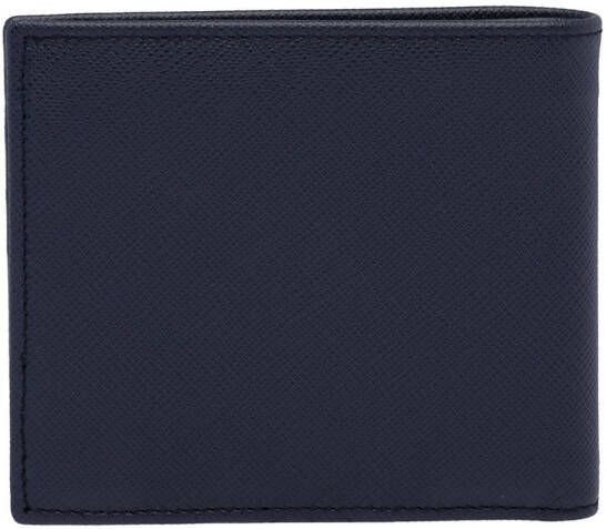 Prada saffiano portemonnee Blauw