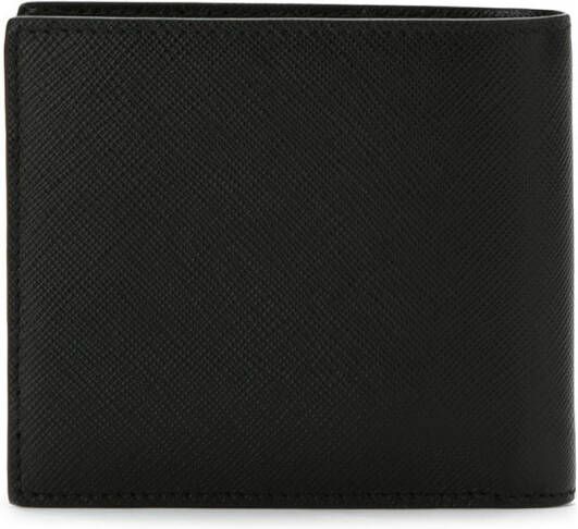 Prada saffiano portemonnee Zwart